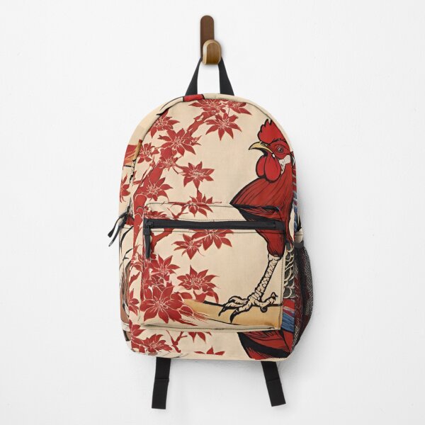 Item preview, Rooster red Japan style 5 designed and sold by RedWolfDisigne.