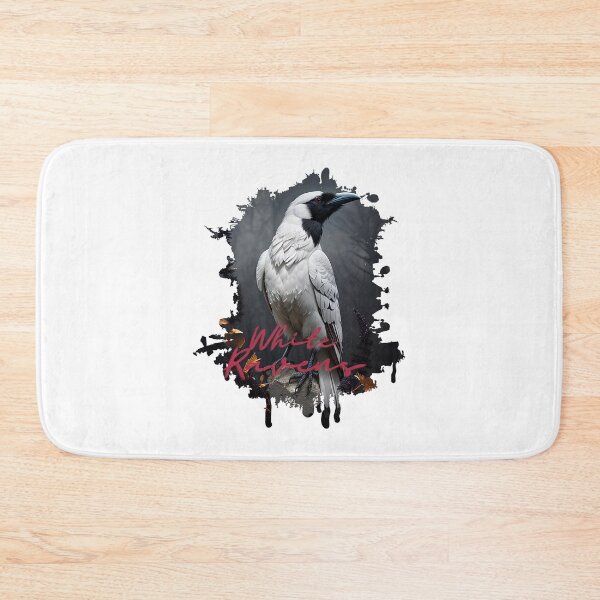 Item preview, White Raven Sitting on a branch ver 2 designed and sold by mndesignworx.