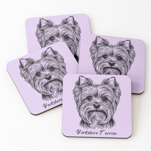 Item preview, Simple Line Drawing Yorkshire Terrier  designed and sold by critterpatchusa.