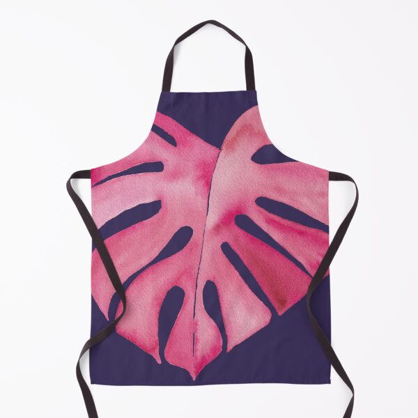 Item preview, Pink Monstera on Navy designed and sold by JocelynBateson.