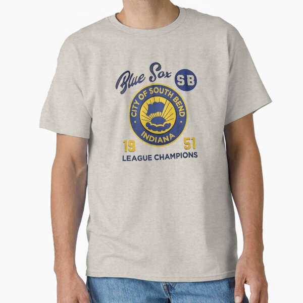 South Bend Blue Sox • AAGPBL Patch Classic T-Shirt