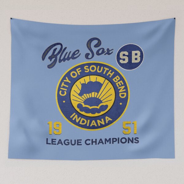 Item preview, South Bend Blue Sox • AAGPBL Patch designed and sold by MKE Rhine Maiden  •  Grumble Services, LLC..