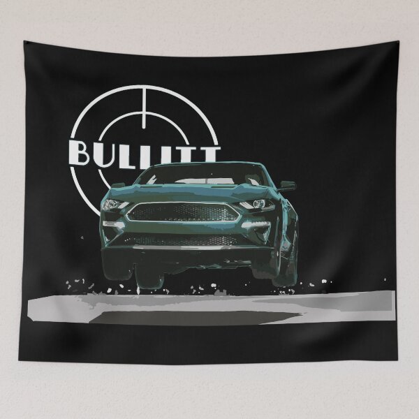 Item preview, s550 bullitt Mustang GT 5.0L V8 Classic steve mcqueen Muscle Car jump bay  designed and sold by cowtownCOWBOY.