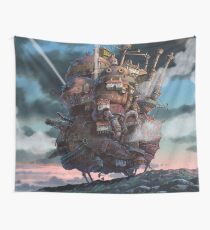Howl's Moving Castle Landscape (Studio Ghibli anime) Wall Tapestry