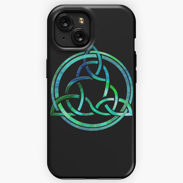Celtic Trinity Knot - Algea Tie Die iPhone Case for Sale by MellowGroove