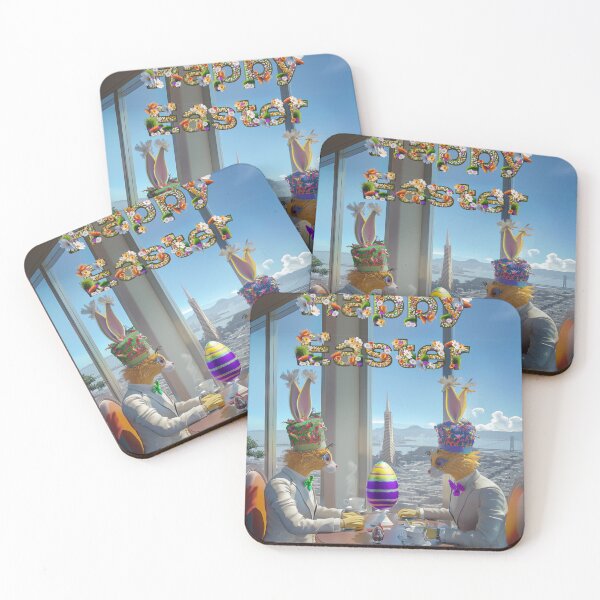 Item preview, Rabbits Enjoy Easter Brunch in San Francisco designed and sold by gareored.