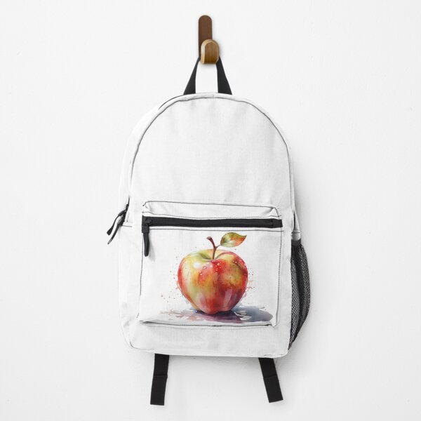 Item preview, A fruity red apple as a digital watercolor designed and sold by Rose Design & Photos.