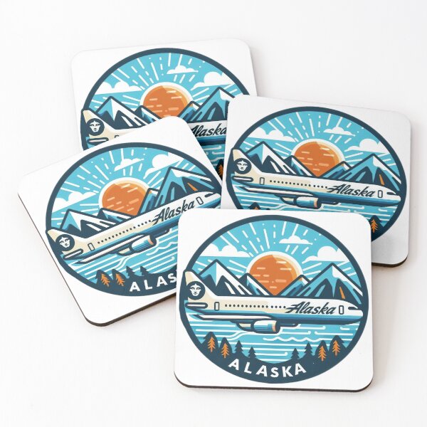 Item preview,  Alaska airlines Emblem aircraft aviation designed and sold by Expressions-Sel.