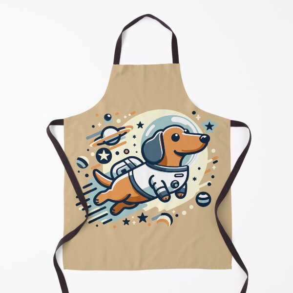 Item preview, Dachshund astronaut in space designed and sold by MezkalArts.
