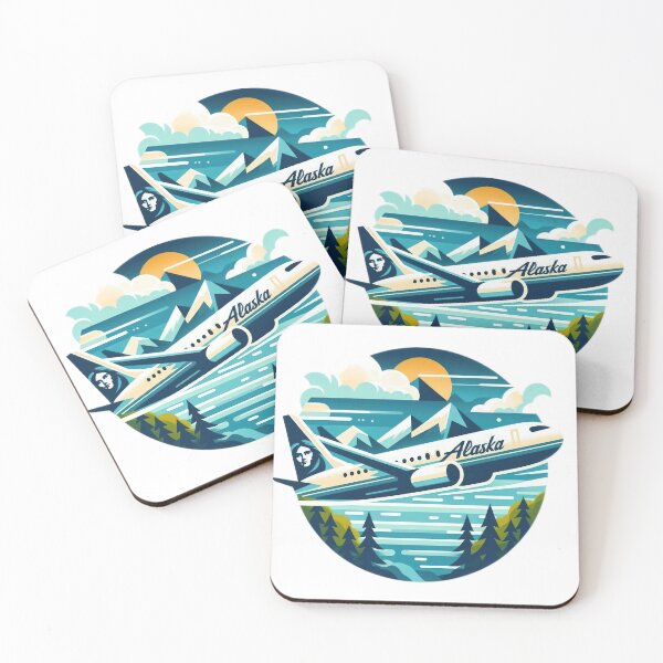 Item preview, Alaska airlines aircraft Emblem aviation designed and sold by Expressions-Sel.