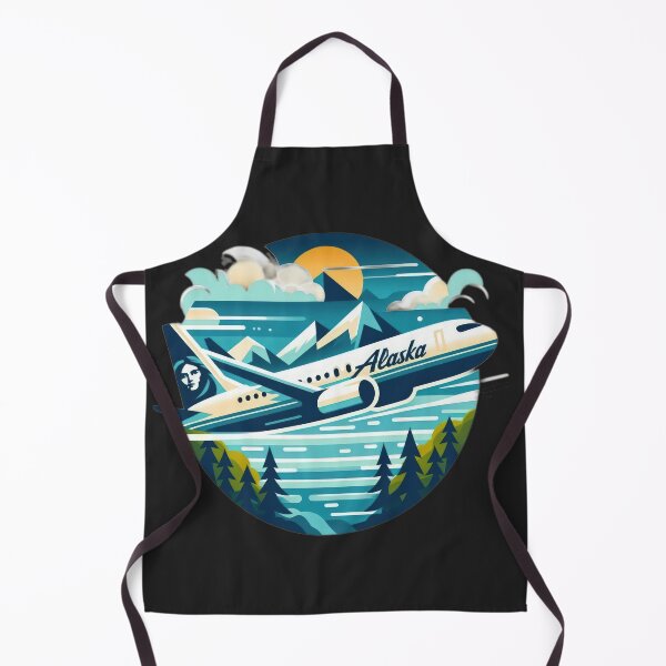 Item preview, Alaska airlines aircraft Emblem aviation designed and sold by Expressions-Sel.
