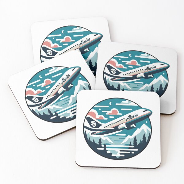 Item preview, Alaska airlines aircraft aviation Emblem  designed and sold by Expressions-Sel.