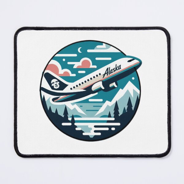 Item preview, Alaska airlines aircraft aviation Emblem designed and sold by Expressions-Sel.