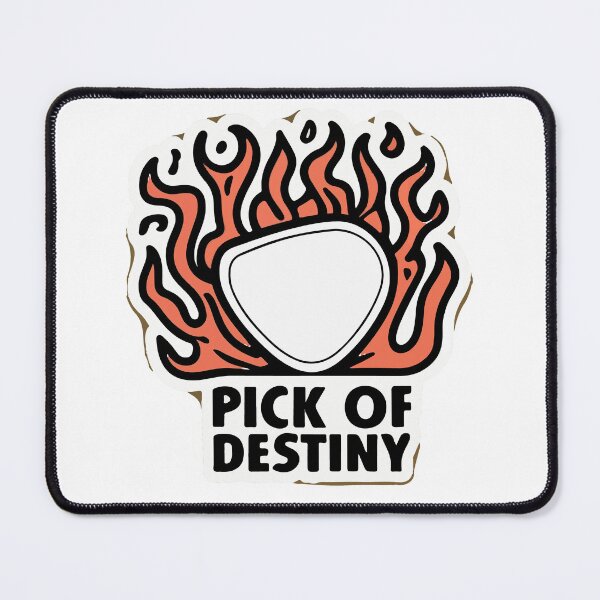 Item preview, Flaming Bass Guitar Pick - Pick of Destiny designed and sold by NiftyWrx.