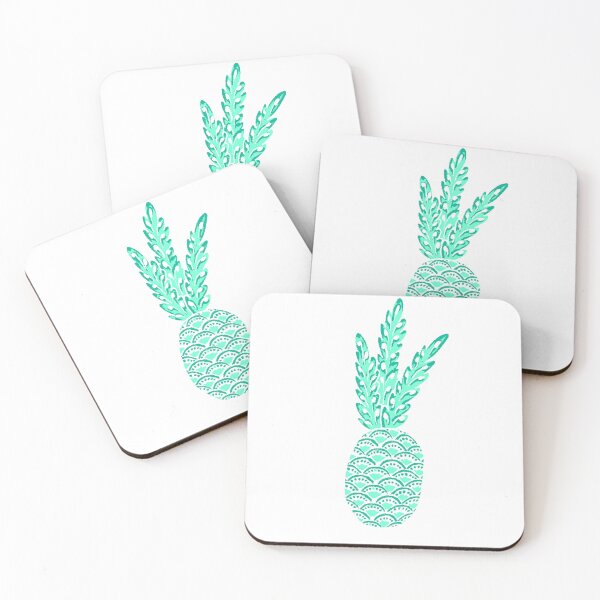 Item preview,  Pina Fish Scale - Teal designed and sold by Fabricatemyart.