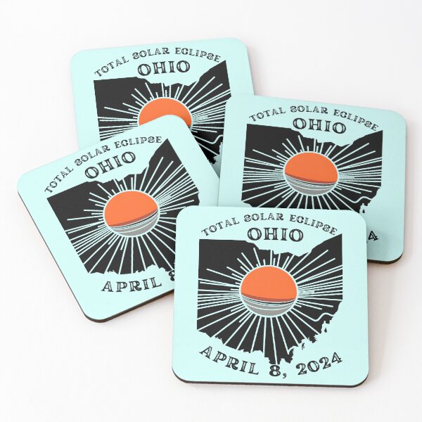 Item preview, total solar eclipse Ohio, great american eclipse, path of totality, eclipse viewing, Totality, April 8 2024  designed and sold by A3-Creations.