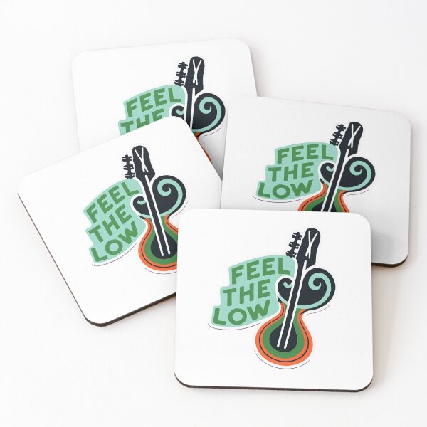 Item preview, Abstract Bass Clef and Guitar 'Feel the Low' Artwork designed and sold by NiftyWrx.