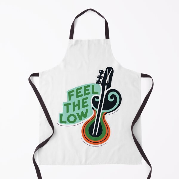 Item preview, Abstract Bass Clef and Guitar 'Feel the Low' Artwork designed and sold by NiftyWrx.
