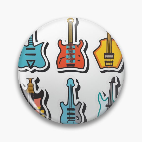 Item preview, Bass Guitar Body Shapes Collection designed and sold by NiftyWrx.