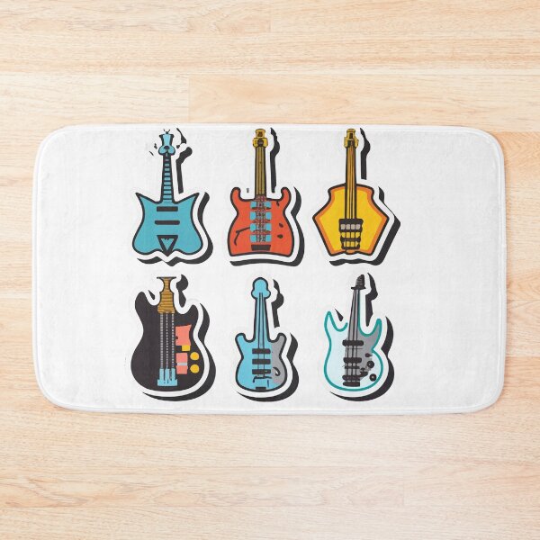 Item preview, Bass Guitar Body Shapes Collection designed and sold by NiftyWrx.