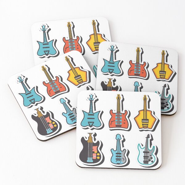 Item preview, Bass Guitar Body Shapes Collection designed and sold by NiftyWrx.