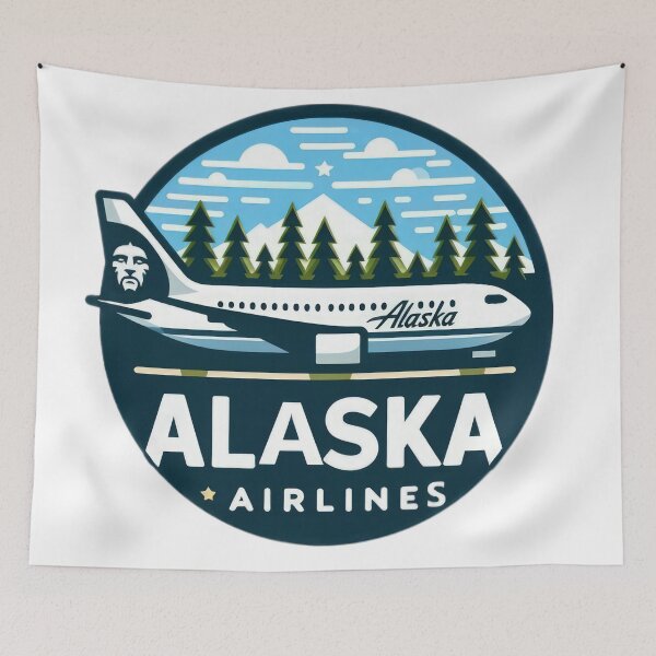 Item preview, Alaska airlines Emblem aviation alaska aircraft designed and sold by Expressions-Sel.