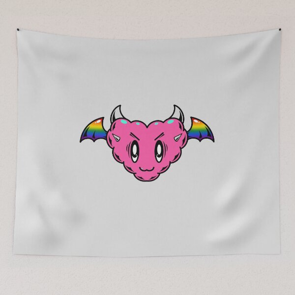 Item preview, Heart monster Rainbow wing designed and sold by SWALKth.