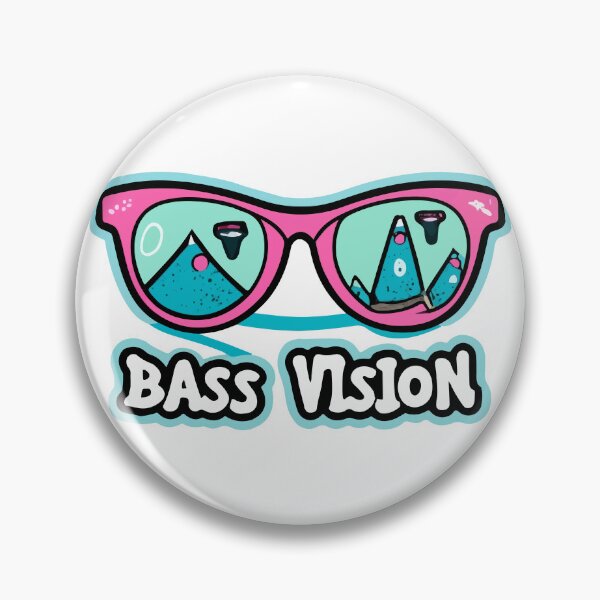Aperçu de l'œuvre Bass Vision Funky Lunettes de soleil Pop Art créée et vendue par NiftyWrx.