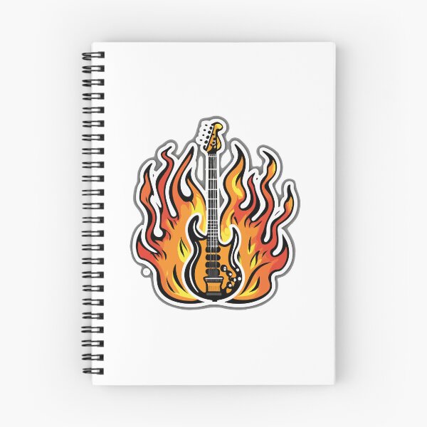 Item preview, Fiery Bass Guitar Inferno designed and sold by NiftyWrx.
