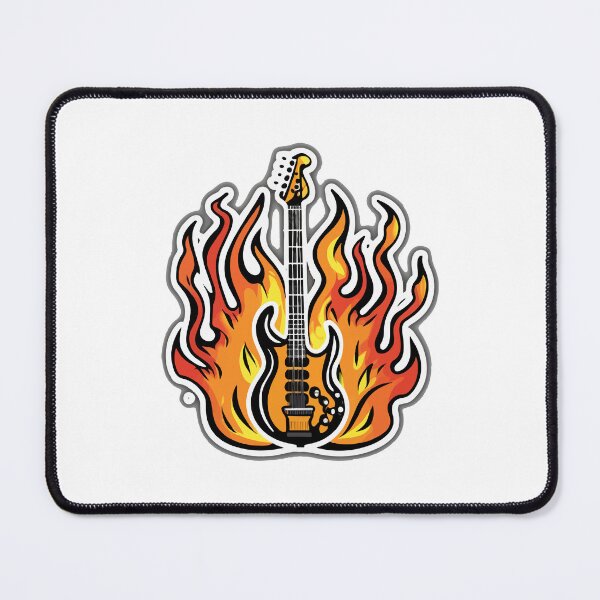 Item preview, Fiery Bass Guitar Inferno designed and sold by NiftyWrx.