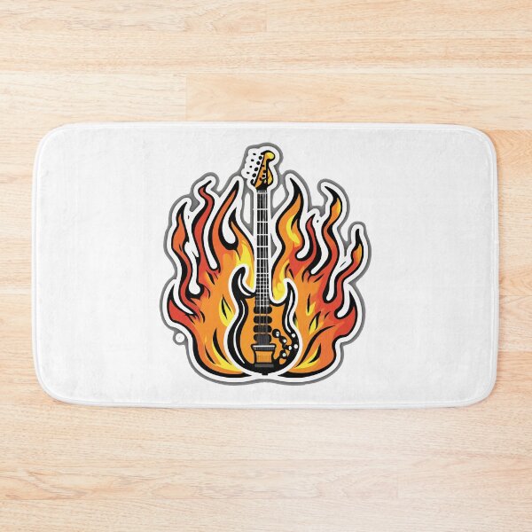 Item preview, Fiery Bass Guitar Inferno designed and sold by NiftyWrx.