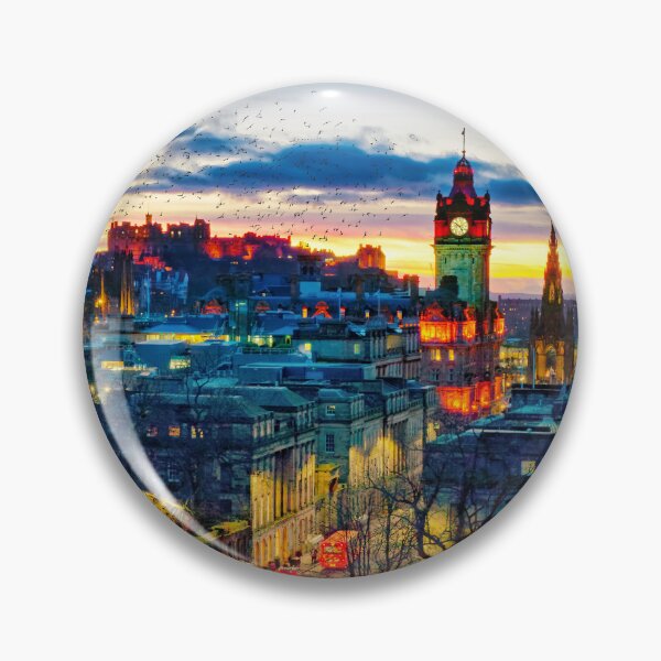 Item preview, Edinburgh Sunset Starlings designed and sold by Alisonchambers2.