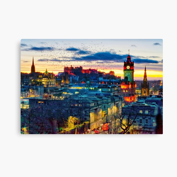Item preview, Edinburgh Sunset Starlings designed and sold by Alisonchambers2.