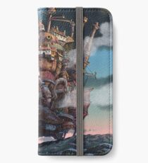 Howls Moving Castle Landschaft (Studio Ghibli Anime) iPhone Flip-Case/Hülle/Klebefolie