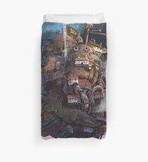 Howls Moving Castle Landschaft (Studio Ghibli Anime) Bettbezug