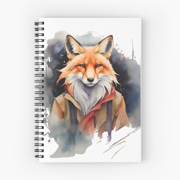 Item preview, Artistic Fox - Watercolor Painting designed and sold by PolygonPinnacle.