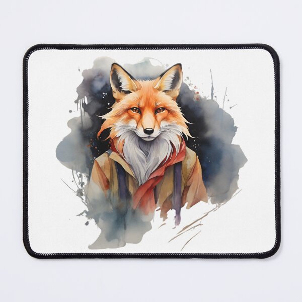 Item preview, Artistic Fox - Watercolor Painting designed and sold by PolygonPinnacle.