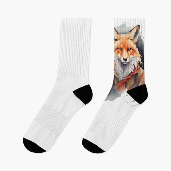Item preview, Artistic Fox - Watercolor Painting designed and sold by PolygonPinnacle.