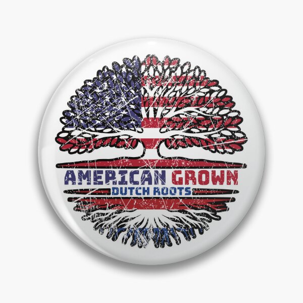 Item preview, Netherlands Dutch US American USA United States Tree Roots Flag designed and sold by FlagX.