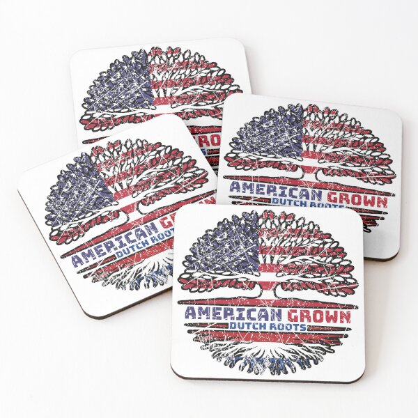 Item preview, Netherlands Dutch US American USA United States Tree Roots Flag designed and sold by FlagX.