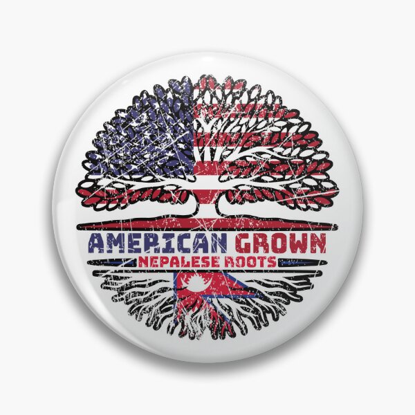 Item preview, Nepalese Nepal US American USA United States Tree Roots Flag designed and sold by FlagX.