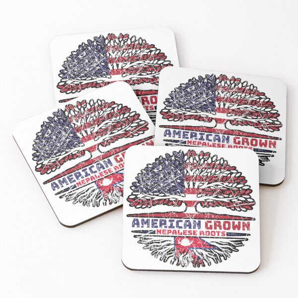 Item preview, Nepalese Nepal US American USA United States Tree Roots Flag designed and sold by FlagX.
