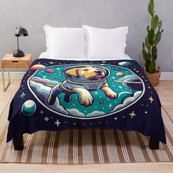 Item preview, Labrador astronaut in space designed and sold by MezkalArts.