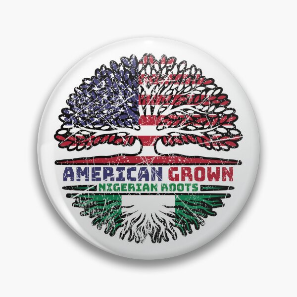 Item preview, Nigeria Nigerian US American USA United States Tree Roots Flag designed and sold by FlagX.