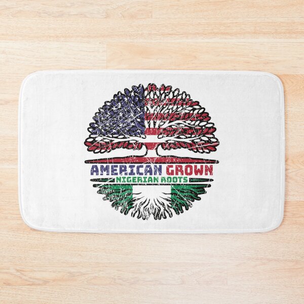 Item preview, Nigeria Nigerian US American USA United States Tree Roots Flag designed and sold by FlagX.