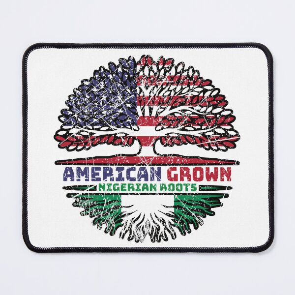 Item preview, Nigeria Nigerian US American USA United States Tree Roots Flag designed and sold by FlagX.