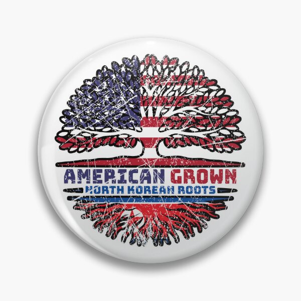 Item preview, North Korean North Korea US American USA United States Tree Roots Flag designed and sold by FlagX.