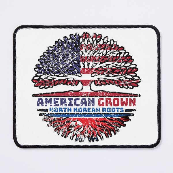 Item preview, North Korean North Korea US American USA United States Tree Roots Flag designed and sold by FlagX.