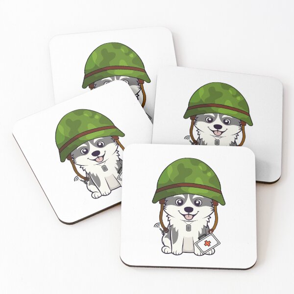 Item preview, First aid box and helmet - Husky dog designed and sold by Pet Station.