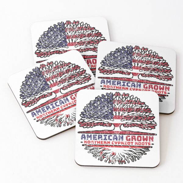 Item preview, Northern Cyprus Northern Cypriot American USA Tree Roots Flag designed and sold by FlagX.
